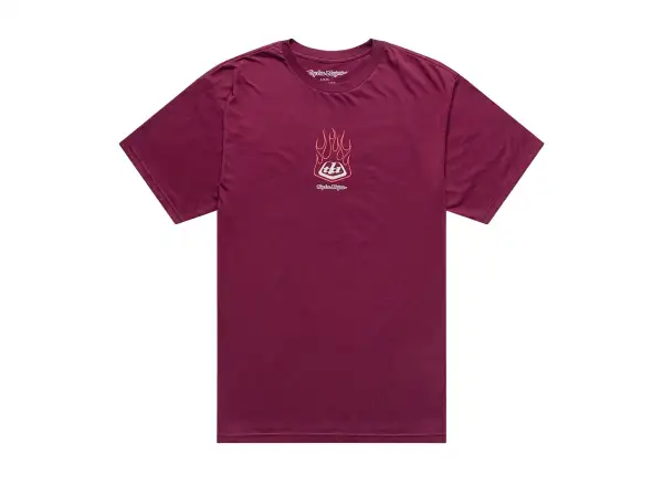 Troy Lee Designs Flame 2 pánske tričko krátky rukáv Sangria