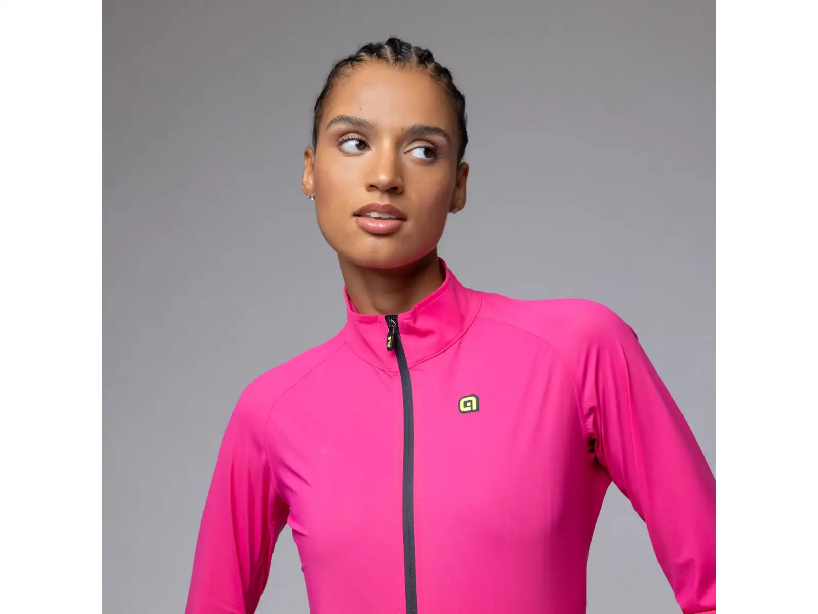Alé Klimatik Guscio Racing 2.0 dámska zimná cyklistická bunda Fuchsia