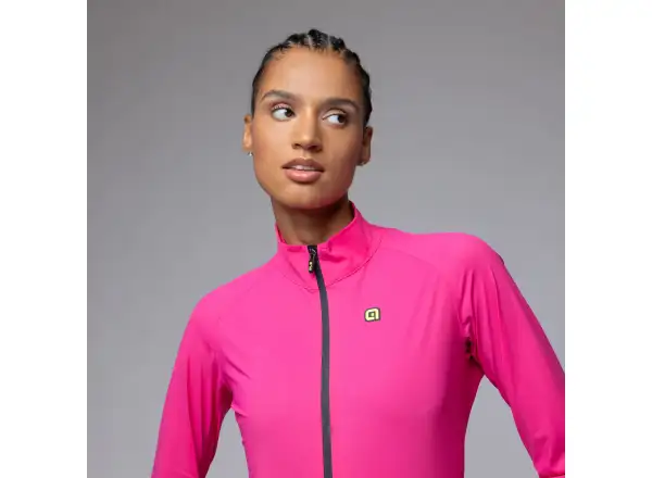 Alé Klimatik Guscio Racing 2.0 dámska zimná cyklistická bunda Fuchsia