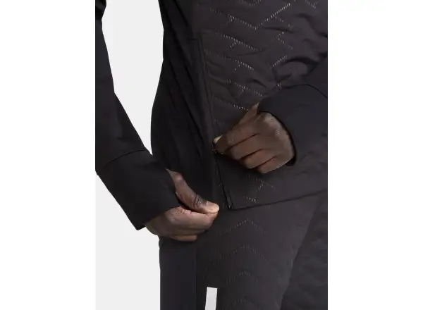 Craft ADV SubZ Sweater pánska bežecká bunda čierna