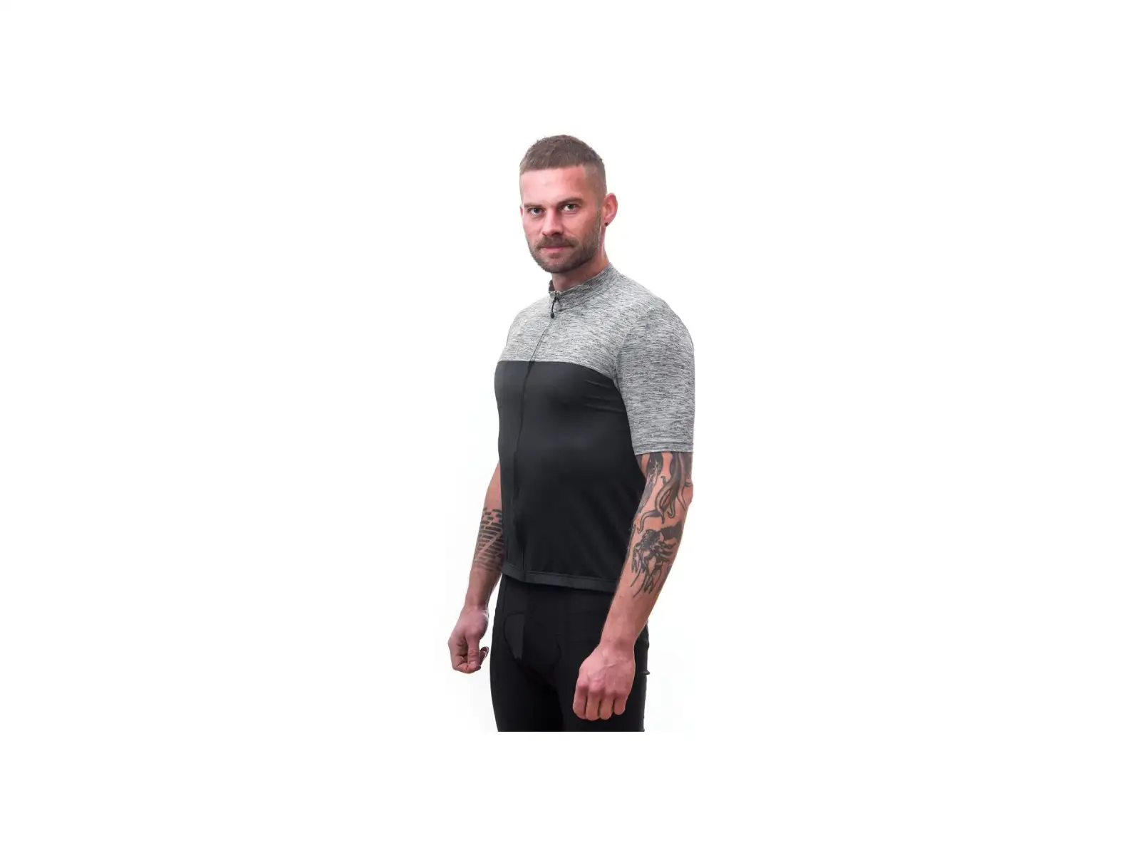 Sensor Cyklo Motion pánsky dres krátky rukáv čierna/sivá