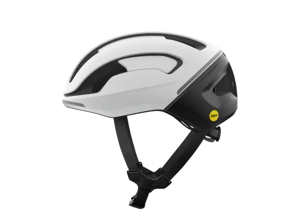 POC Omne Beacon MIPS cestná prilba Hydrogen White Matt/Uranium Black Matt