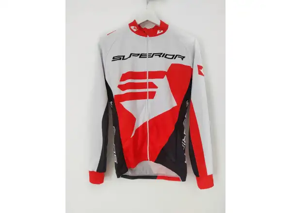 Superior Race dámsky dres dlhý rukáv biela/červená