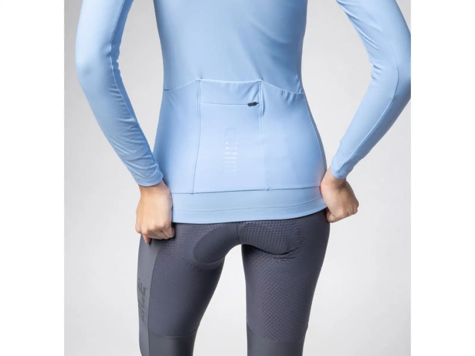Alé R-EV1 Warm Race 2.0 dámsky zateplený dres dlhý rukáv Sky Blue