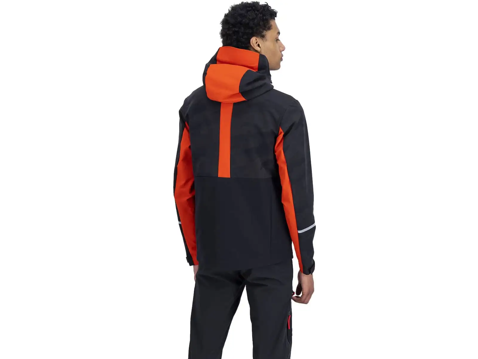 Swix Surmount softshield pánska bunda Black/Fiery Red