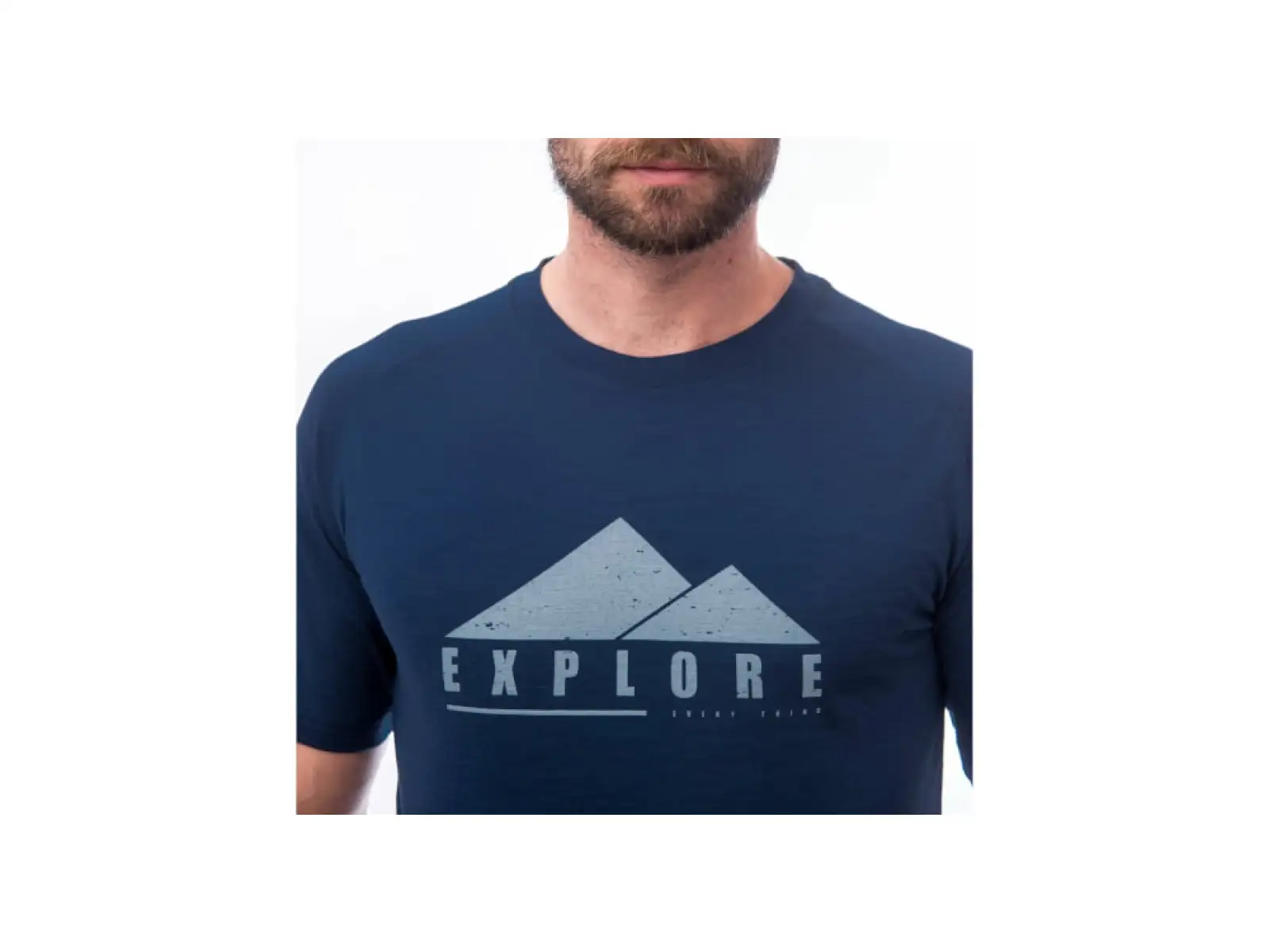 Sensor Merino Air PT Explore pánske tričko krátky rukáv tmavo modrá
