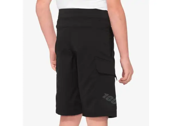 100% Ridecamp pánske šortky Black