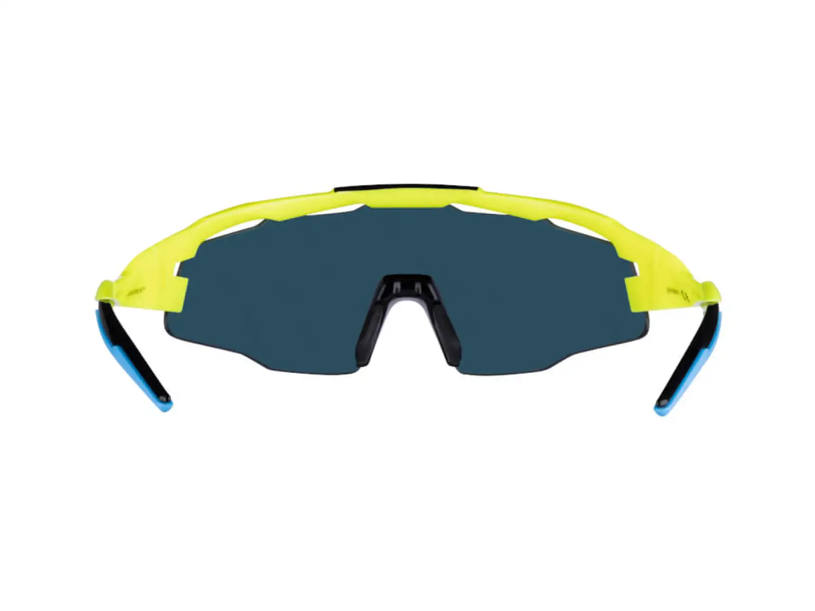 Force Everest cyklistické okuliare fluo/modré zrkadlové sklá