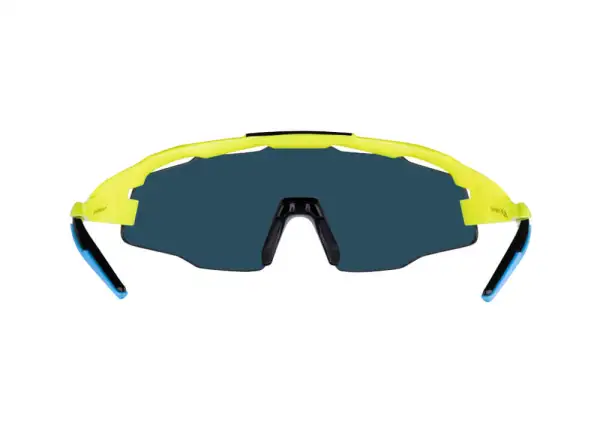 Force Everest cyklistické okuliare fluo/modré zrkadlové sklá