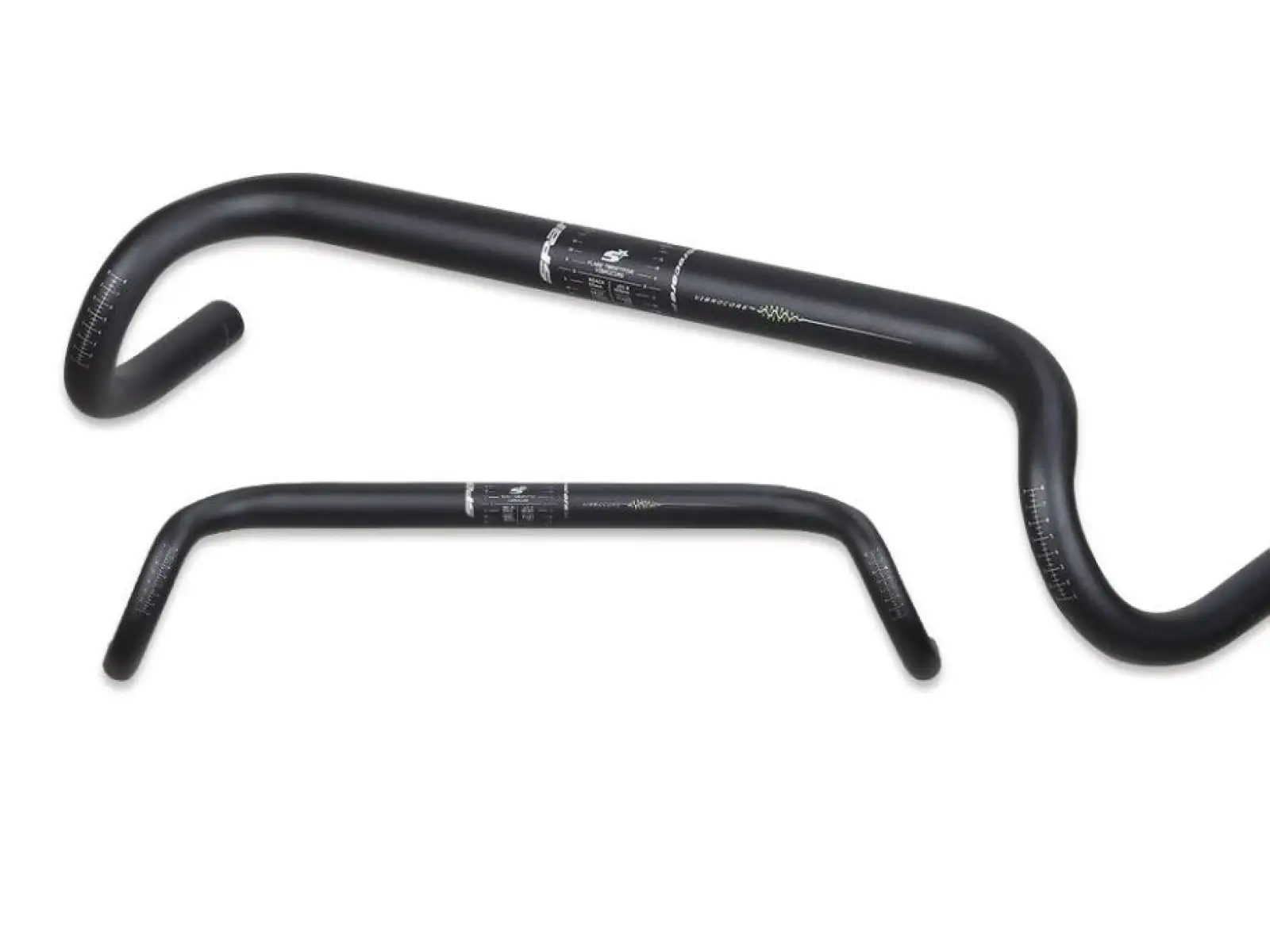 Spank Flare 25 Vibrocore Drop Bar Handlebar Black