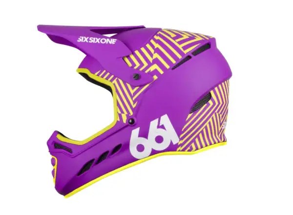 661 Reset downhill prilba Dazzle Purple