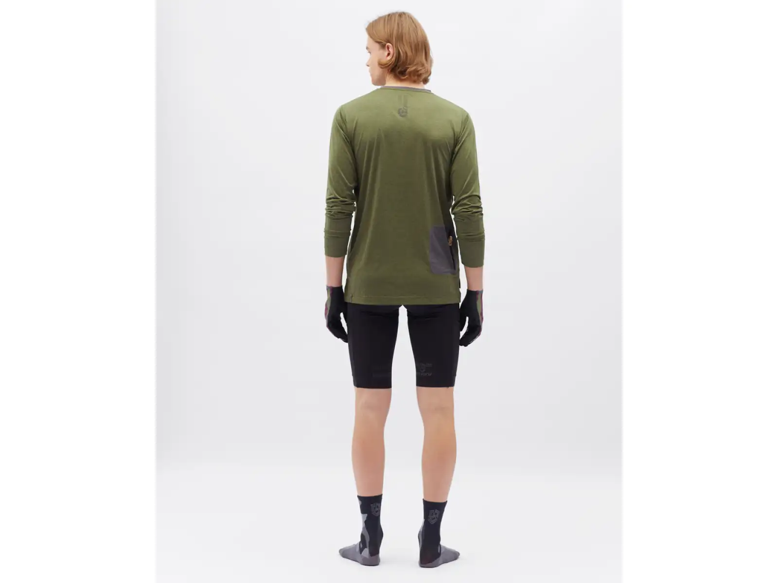 Silvini Casalo pánsky dres s dlhým rukávom Olive/Charcoal