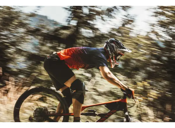 Force Angle MTB pánsky dres krátky rukáv modrá/červená