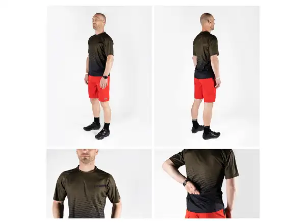 Force Angle MTB pánsky dres krátky rukáv army