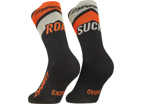 Dynafit Ultra Crew bežecké ponožky Black Out/Ultra Orange