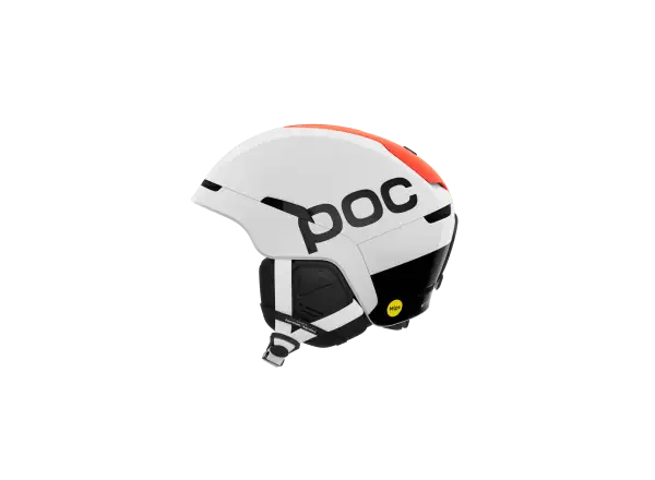 POC Obex Connect lyžiarska prilba Hydrogen White/Fluorescent Orange AVIP