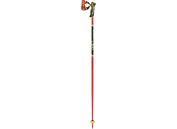 Leki WCR TBS SL 3D zjazdové palice bright red-black-neonyellow