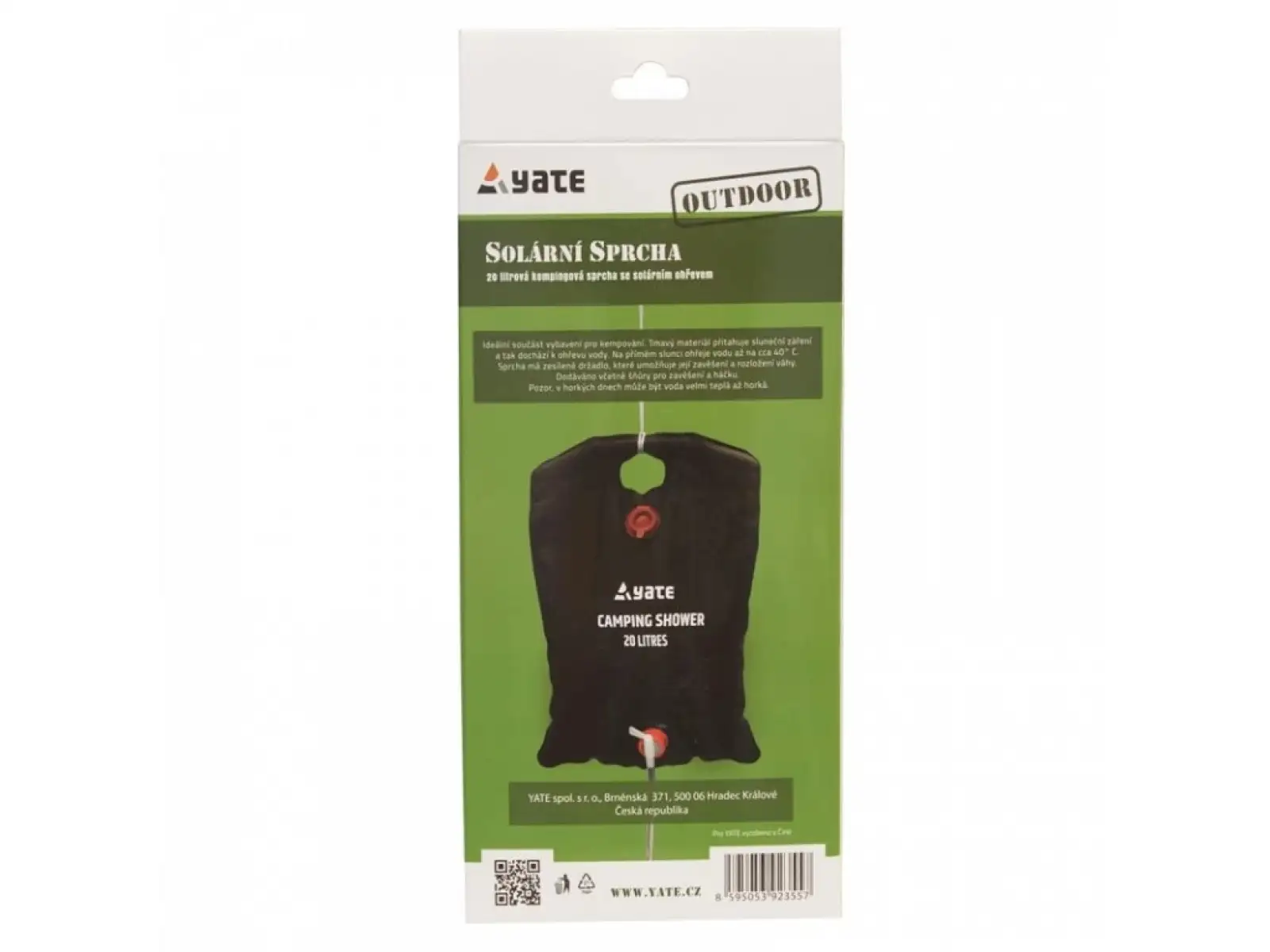 Yate solárna sprcha 20 l