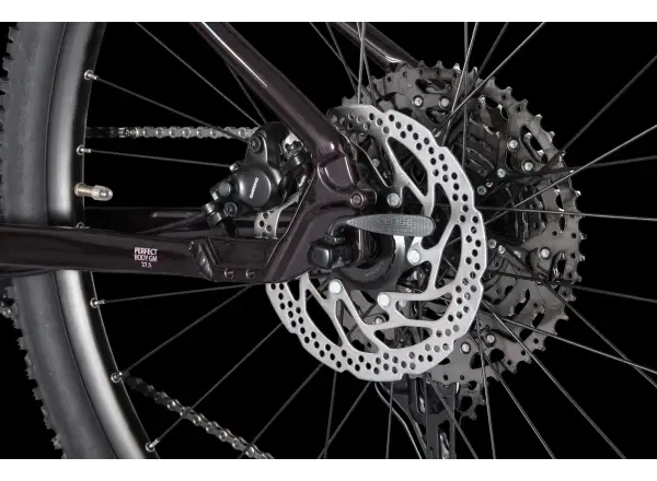 4Ever Frontbee Lady 27,5" dámsky horský bicykel Dark wine/silver
