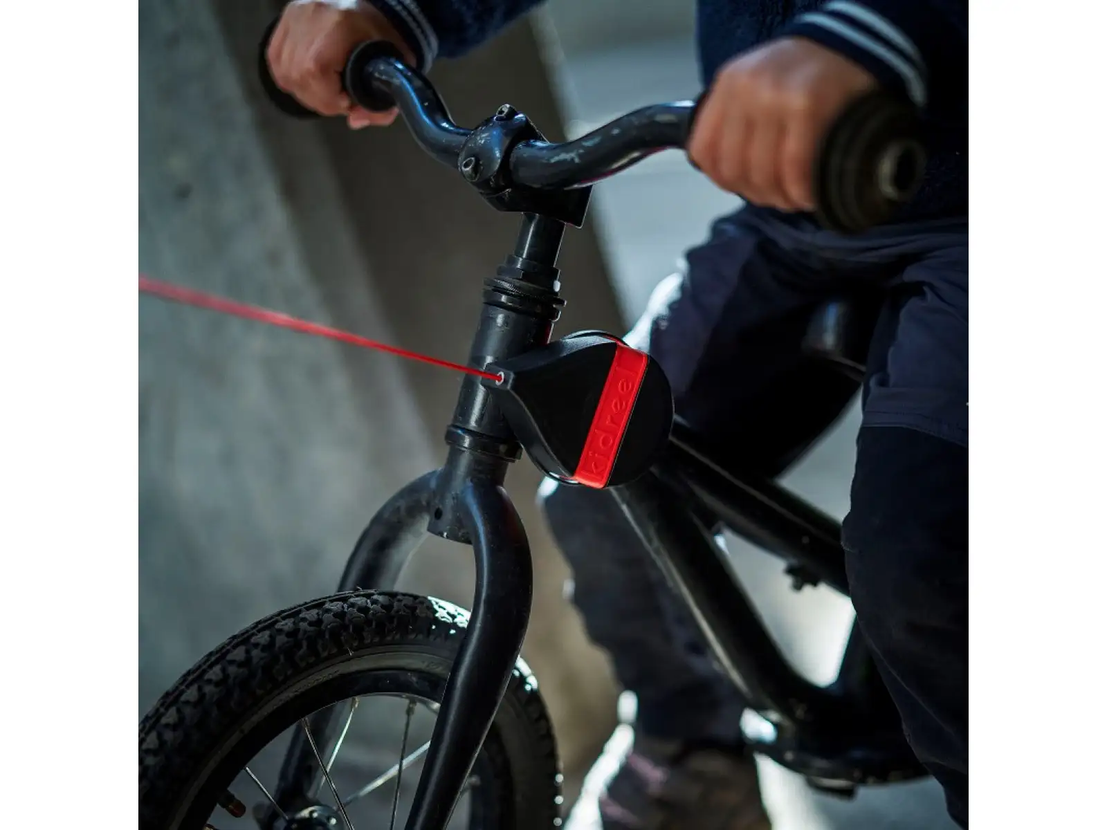 Kidreel navijak pre detské bicykle ružový