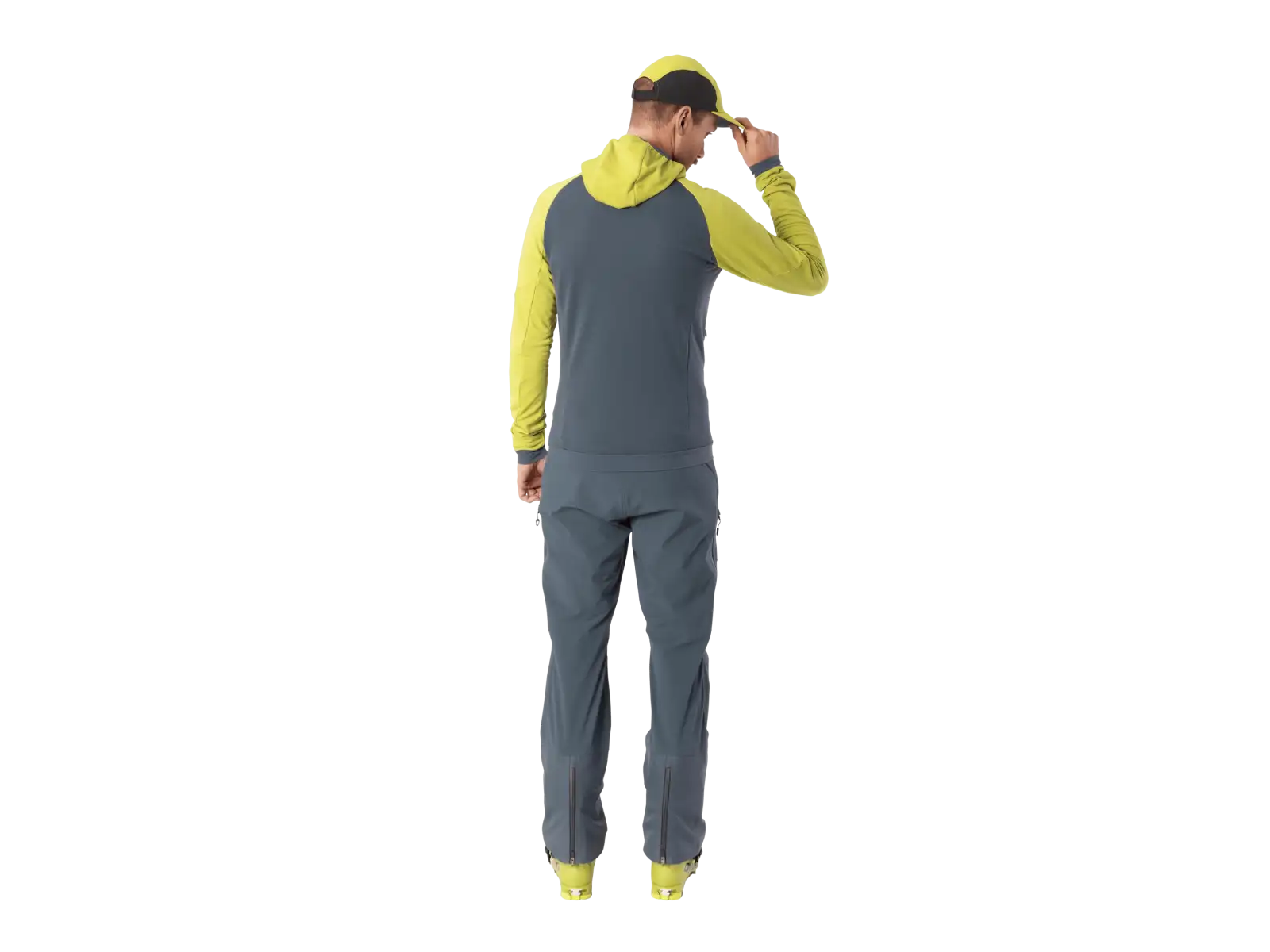 Dynafit Radical Polartec Hooded pánska bunda Golden Lime/0720