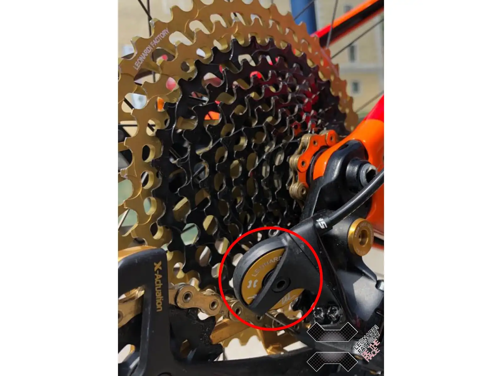 Leonardi Factory Max Speed Pulley pre prehadzovačky Sram zelená