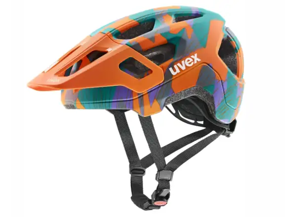 Uvex React Jr. detská prilba Papaya/Camo Matt