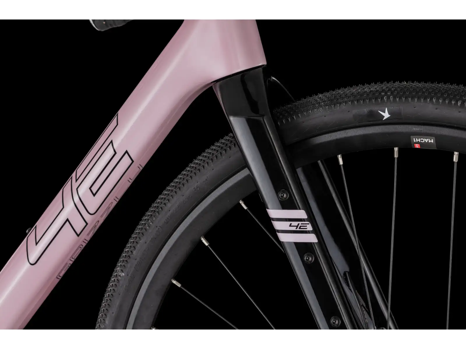 4Ever Grizzly Elite gravel bicykel coral / black