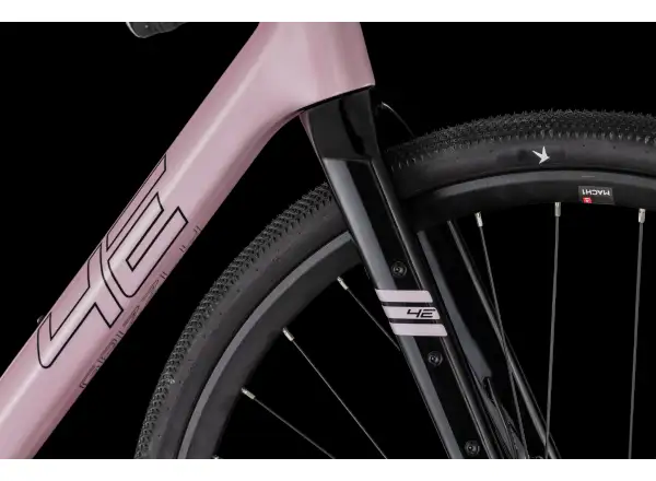 4Ever Grizzly Elite gravel bicykel coral / black