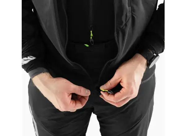 Dynafit DNA Polartec Alpha pánska bunda Black Out/Neon Yellow