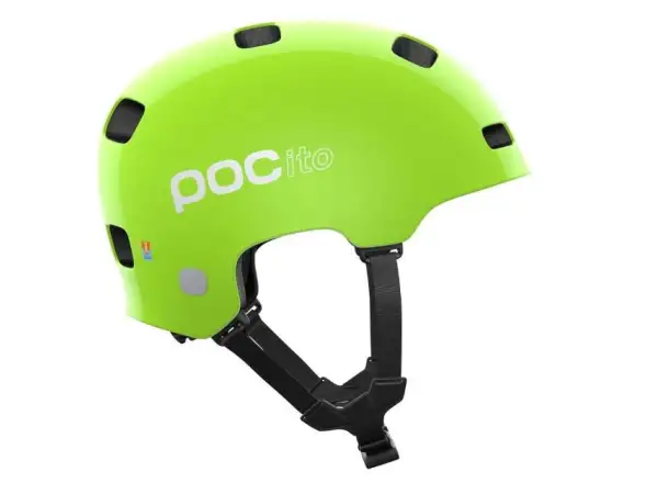 Cyklistická prilba POC POCito Crane MIPS Fluorescent Yellow/Green
