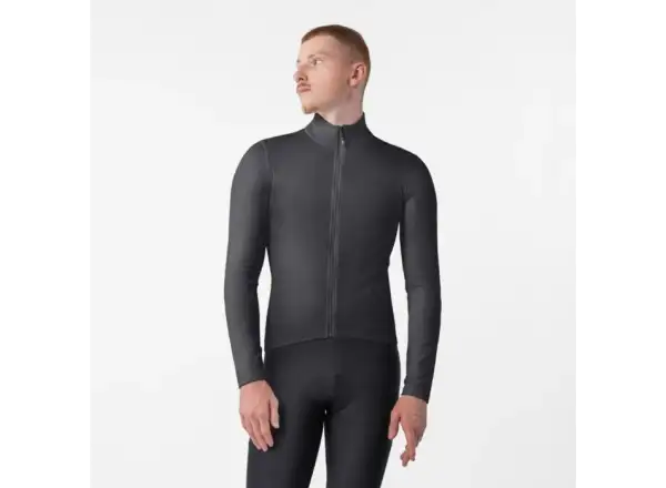 Castelli Competizione Thermal pánsky dres dlhý rukáv Black