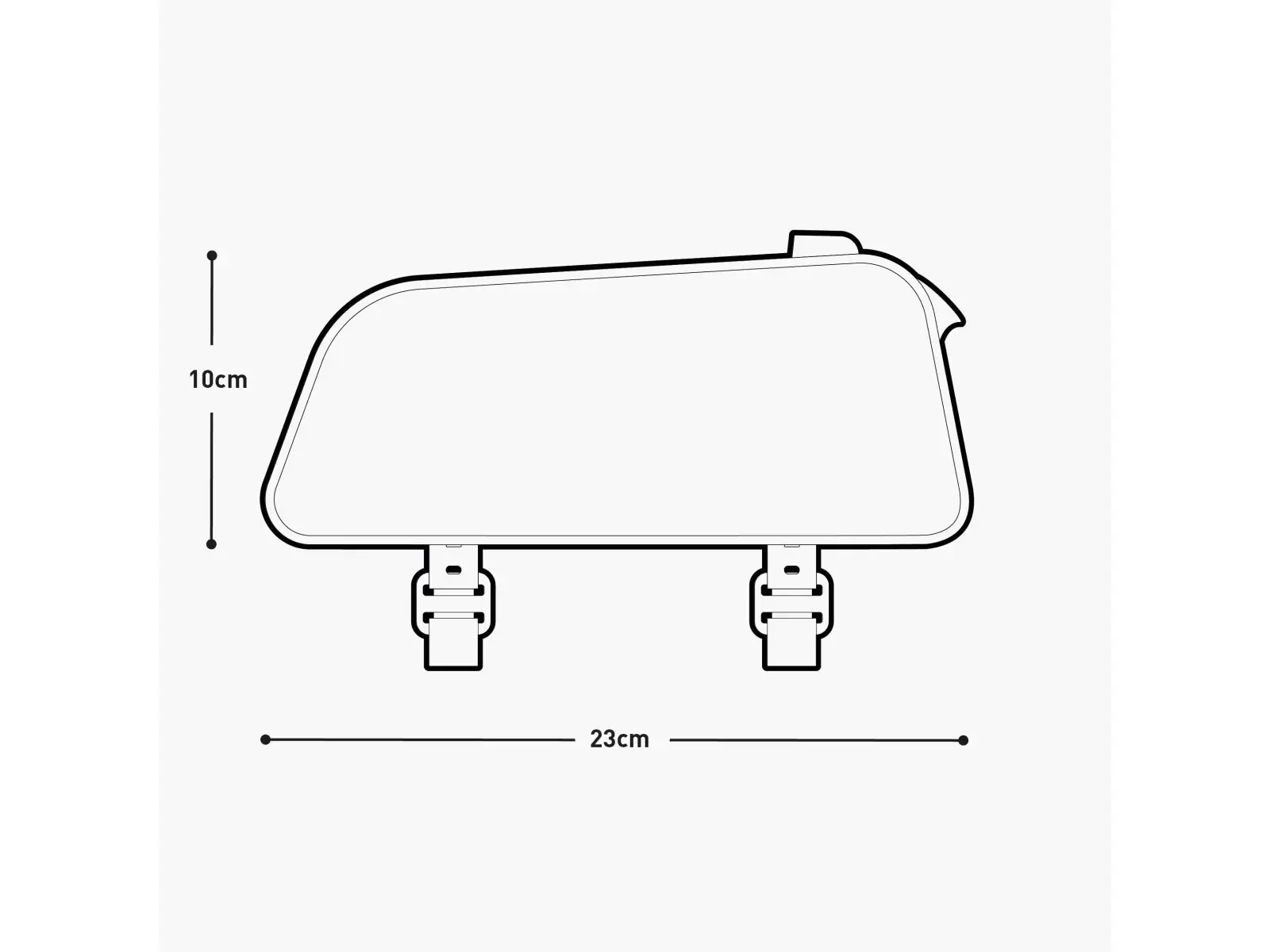 Evoc Top Tube brašna na rám 1 l Sand