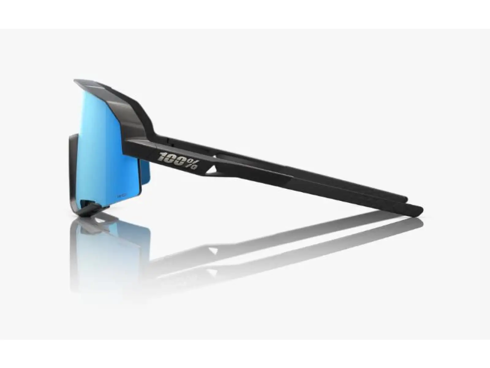 100% Slendale okuliare Matte Black/HiPER Blue Multilayer Mirror