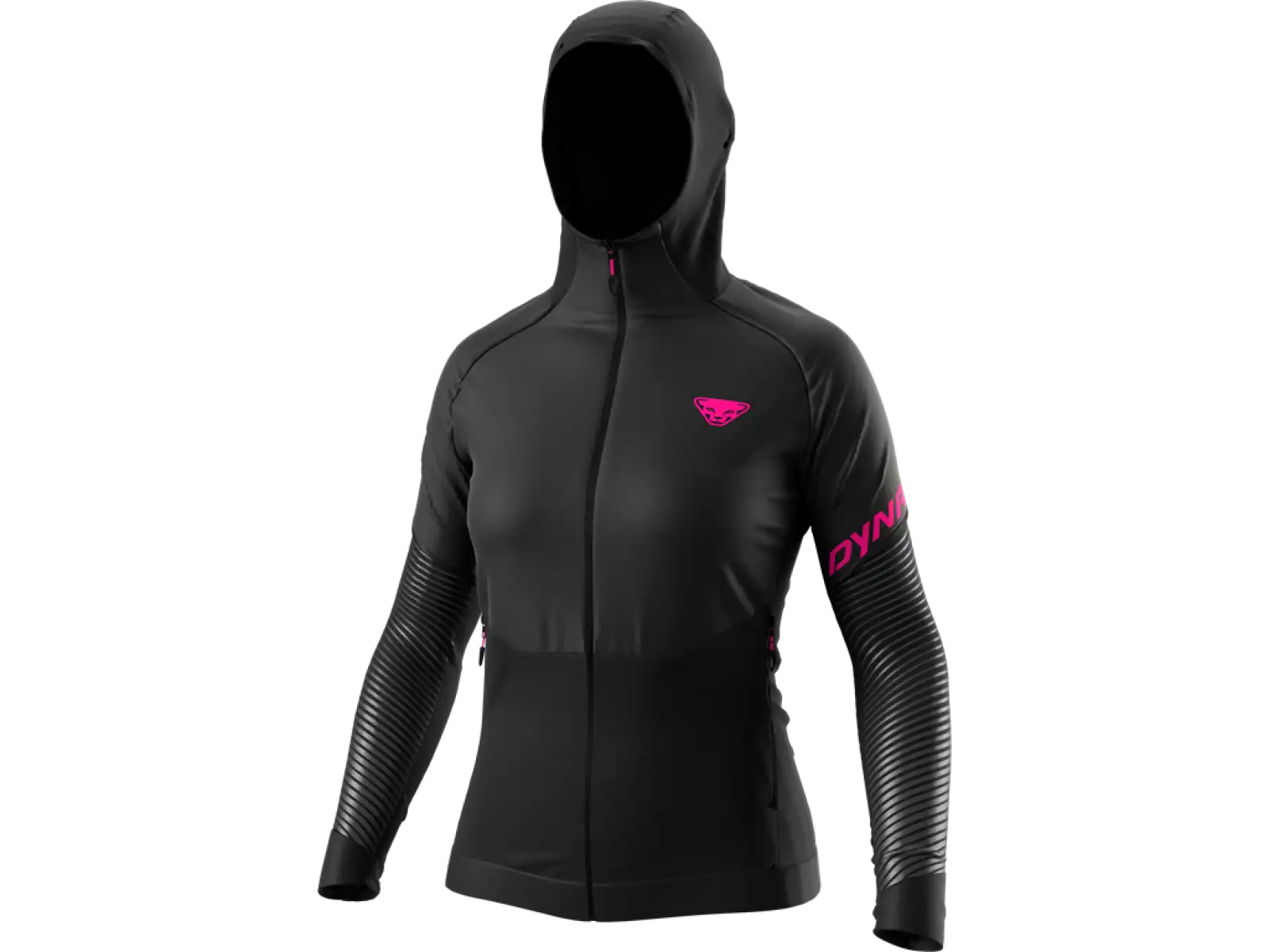 Dynafit Alpine Reflective dámska bunda Black Out/Pink Glo