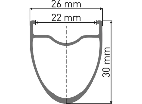 DT Swiss E 1800 Spline 30 DB 700C CL 12/100 predné koleso - Nebalené