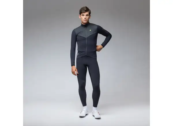 Alé R-EV1 Wool Speed pánska zimná cyklistická bunda Black