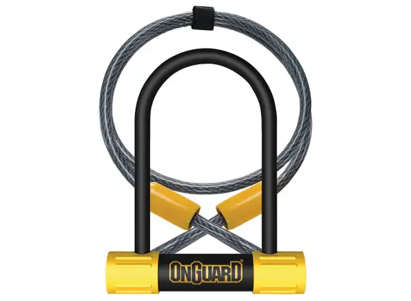 ONGUARD Bulldog zámok podkova 90x140x13 mm + lanko 1200x10 mm