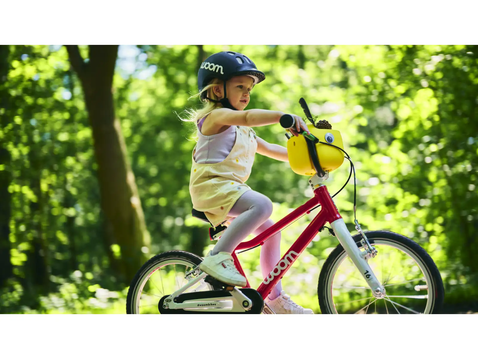 Woom GO 3 Vibrant Yellow 16 detský bicykel