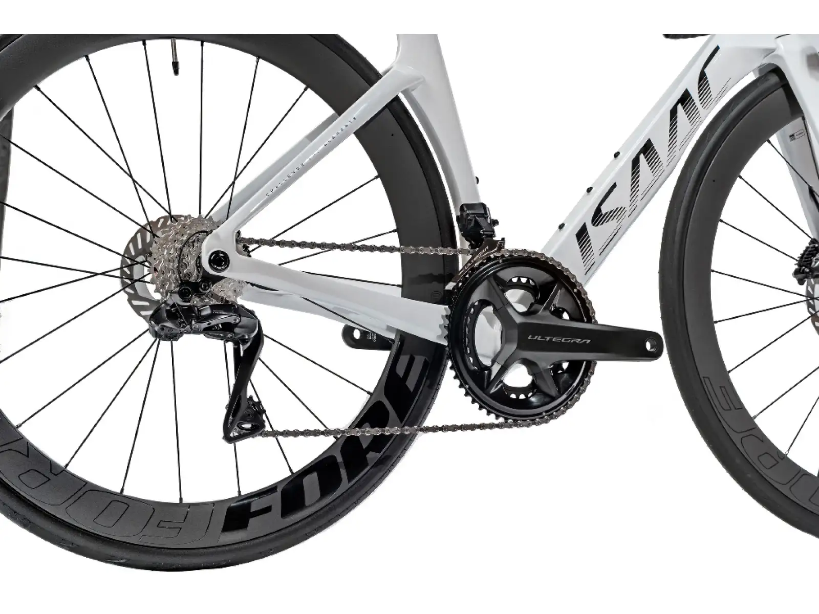 Isaac Meson DuraAce Di2 cestný bicykel Mineral White
