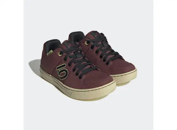 Five Ten Freerider Canvas MTB dámske topánky Quiet Crimson/Black/Lime