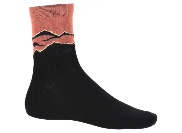 Viking Bamboo Mid dámske ponožky Black/Orange