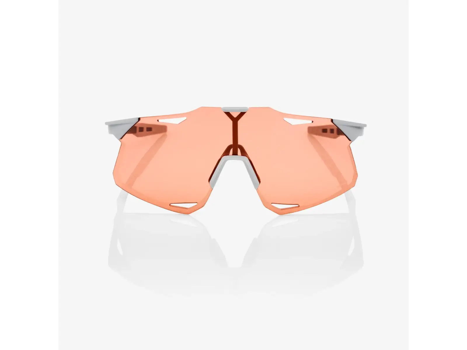 100% Hypercraft okuliare Matte Stone Grey/HiPER Coral