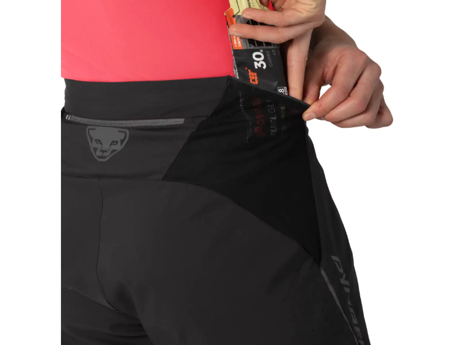 Dynafit Alpine Pro 2v1 dámske bežecké kraťasy Black Out