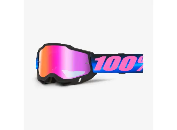 100% Accuri 2 zjazdové okuliare Superdome/Dark Red Mirror Lens