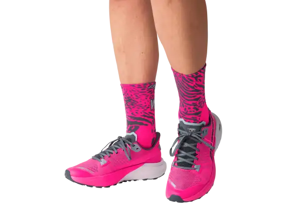Dynafit Run Wild Crew bežecké ponožky Pink Glo/0720
