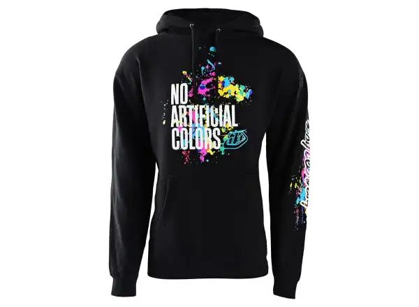Troy Lee Designs No Artificial Colors pánska mikina s kapucňou čierna