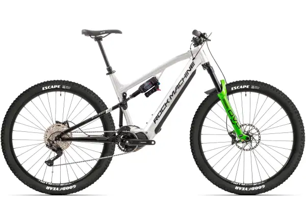 Rock Machine eBLIZZARD 30 S horský elektrobicykel Gloss Silver/Black/Grey