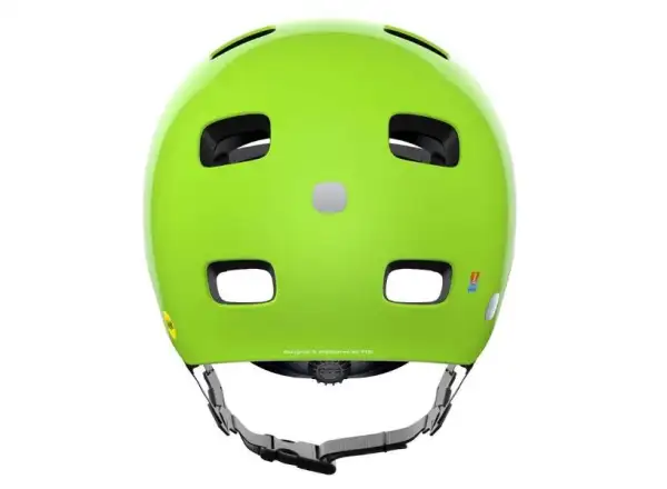Cyklistická prilba POC POCito Crane MIPS Fluorescent Yellow/Green
