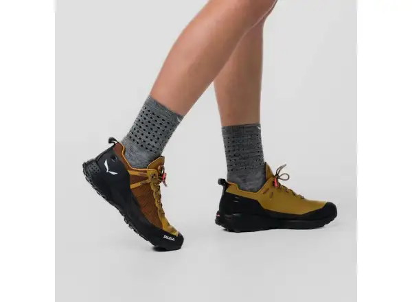 Salewa Pedroc Merino Quarter dámske ponožky Light Grey Melange